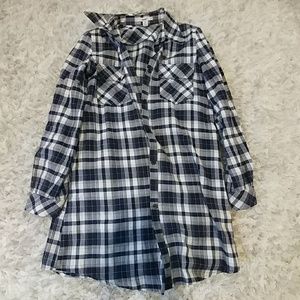 Plaid tunic dress